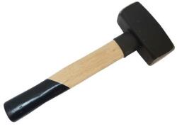 TopTrade kétoldalas ráverő kalapács, fa nyéllel, 2 000 g