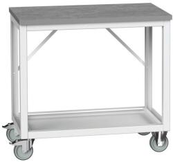 bott Mobil műhelyasztal Bott Verso Frame, 93 x 100 x 60 cm, linóleum, szürke-szürke
