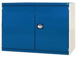 bott Műhelyszekrény Bott Cubio 160, 90 x 130 x 65 cm, perforált ajtó, szürke-kék