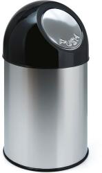 V-Part Bullet szemetes belső betét nélkül, 30 l, rozsdamentes acél/fekete