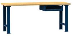 POLAK Műhelyasztal KOMBI PM4820, 2000 x 800 x 880 mm, MULTIPLEX, sötétkék