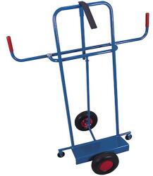 Cordes Molnárkocsi RU242 deszkához, tartóval, 250 kg-ig, felfújható kerekekkel, kék