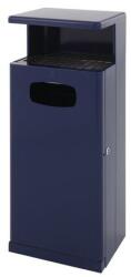 VEPA BINS Kültéri szemeteskosár esővédő tetővel, 55 l, kék