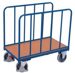 Cordes Platform kocsi két megerősített falú, 500 kg-ig, 104, 5 x 126 x 80 cm, kék