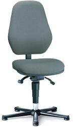 Bimossa Antisztatikus ESD munkaszék Bimos Basic 9154E siklóval, lábtartó nélkül, műbőr, magas háttámla, fekete - manutan - 250 279 Ft