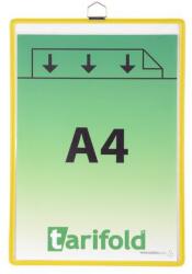 Djois Bemutatótábla Tarifold A4, fÜllel, sárga