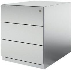 Bisley Mobil fém fiókos iratszekrény, alumínium, 3 fiók