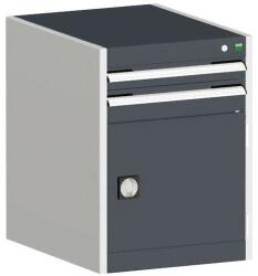 bott Műhely fiókos szekrény Bott Cubio, 70 x 52, 5 x 65 cm, 2 fiók, 1 szekrény, szürke-antracit