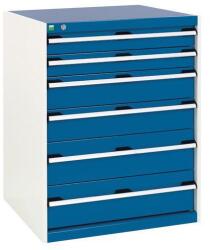bott SL-87 fiókos műhelyszekrény, 100 cm magas, 6 fiókos