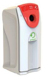 VEPA BINS Envirobin Maxi hulladékgyűjtő üvegbedobó nyílással, 140 l, szürke/piros