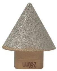 TopTrade lyukcsiszoló, gyémánt, M14, kúp 2 - 50 mm