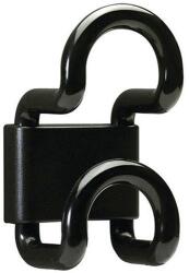 Unilux fali akasztó, 1 akasztó, fekete