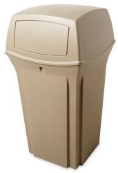 Rubbermaid Otmar műanyag kültéri szemetes kosár, 132 l