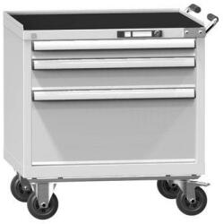 POLAK Műhelykocsi ZDM59-1, 36x27D, 731 x 600 x 810 mm, szürkés-szürke