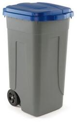 Mobil Plastic Műanyag hulladékgyűjtő Cheriff szelektív hulladékgyűjtésre, űrtartalma 100 l, szürke/kék