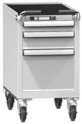 POLAK Műhelykocsi ZHM59-1, 19x36D, 442 x 753 x 810 mm, szürkés-szürke