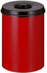 V-Part Tűzálló szemetes, 30 l, piros/fekete
