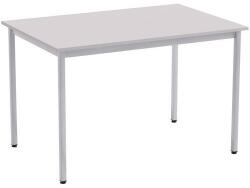 Perfecta Étkezőasztal világosszürke alappal, 120 x 80 x 75 cm, világosszürke