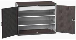 bott Műhelyszekrény fiókokkal Bott Cubio 160, 100 x 130 x 65 cm, 2 polc, 1 fiók, szürke-antracit