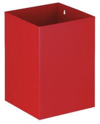 VEPA BINS Szögletes papírkosár, 21 l, piros