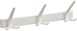 Gardelux By Hermeta Gardelux falra szerelhető kabáttartó 3 akasztóval, fehér