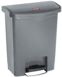 Rubbermaid Slim Jim Step On Front Step szemeteskuka, műanyag, 30 l, szürke