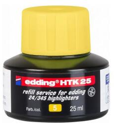 edding HTK 25 tartalék festék szövegkiemelőhöz, neonsárga