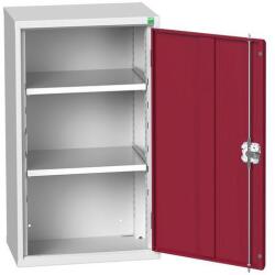 bott Műhelyszekrény polcokkal Bott Verso, 90 x 52, 5 x 35 cm, 2 polc, szürke-piros