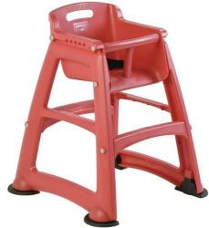 Rubbermaid „Sturdy Chair gyerek etetőszék, piros