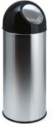 V-Part Bullet szemetes belső betéttel, 55 l, rozsdamentes acél/fekete