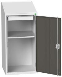 bott Szekrény ferde pulttal Bott Verso Economy, 113 x 52, 5 x 55 cm, 1 polc, 1 fiók, szürke-antracit