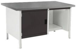 bott Műhelyasztal Bott Cubio Tároló, 84 x 150 x 75 cm, 1 szekrény, polcok, linóleum, szürke-antracit