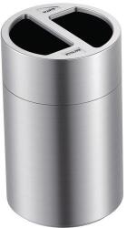 VEPA BINS Szelektív szemetes, 2x60 l, alumínium