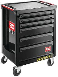 FACOM Szerszámos műhelykocsi ROLL, 6 fiókos, fekete