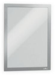 Durable DURAFRAME A4-es öntapadós információs keret, 2 db, ezüst