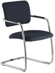 ALBA CR Karl konferenciaszék kartámlákkal, fekete