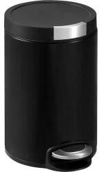EKO Artistic pedálos szemetes, 12 l, EKO, matt fekete
