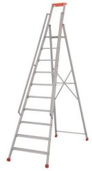 TUBESCA-COMABI Pro 300 alumínium létra, kapaszkodókkal, 10 fokos