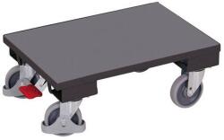 Cordes Szállítóplatform Euro rendszer, 250 kg-ig, 61 x 41, 5 x 23, 5 cm, szürke