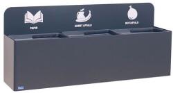 BICA 811 fali szelektív hulladékgyűjtő állomás, 3x20 l