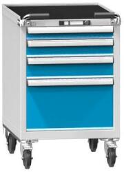 POLAK Műhelykocsi ZEM69-1, 27x36D, 578 x 753 x 910 mm, szürkéskék