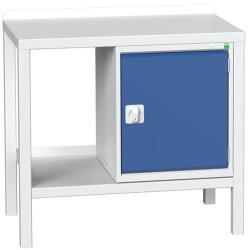 bott Műhelyasztal Bott Verso Weld, 91 x 100 x 60 cm, 1 szekrény, acél, szürke-kék - manutan - 410 058 Ft