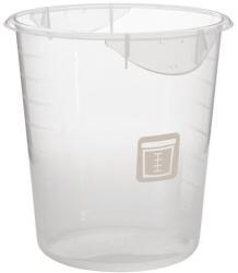 Rubbermaid Kör alakú tárolódoboz, 7, 6 l, zöldségekhez, átlátszó, barna