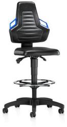 Bimossa Munkaszék Bimos Ergoconfort Vinyl lábtartóval és puha görgőkkel