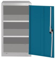 Acial fém műhelyszekrény, 102 x 54 x 43 cm, szürke/kék