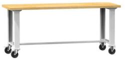 POLAK Mobil műhelyasztal MPS1-815M, 1500 x 800 x 880 mm, MULTIPLEX, szürke