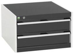 bott Műhely fiókos szekrény Bott Cubio, 40 x 65 x 75 cm, 2 fiók, szürke-antracit