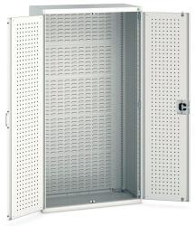 bott Műhelyszekrények perforált panelekkel doboz/szerszámtartókhoz, 200 x 105 x 52, 5 cm, szürke-szürke