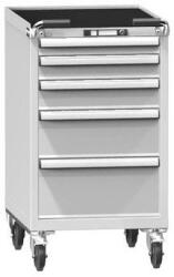 POLAK Műhelykocsi ZEM84-1, 27x36D, 578 x 753 x 1060 mm, szürkésszürke