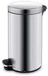 ALDA Basic fém szemetes kosár, 30 l térfogat, matt rozsdamentes acél